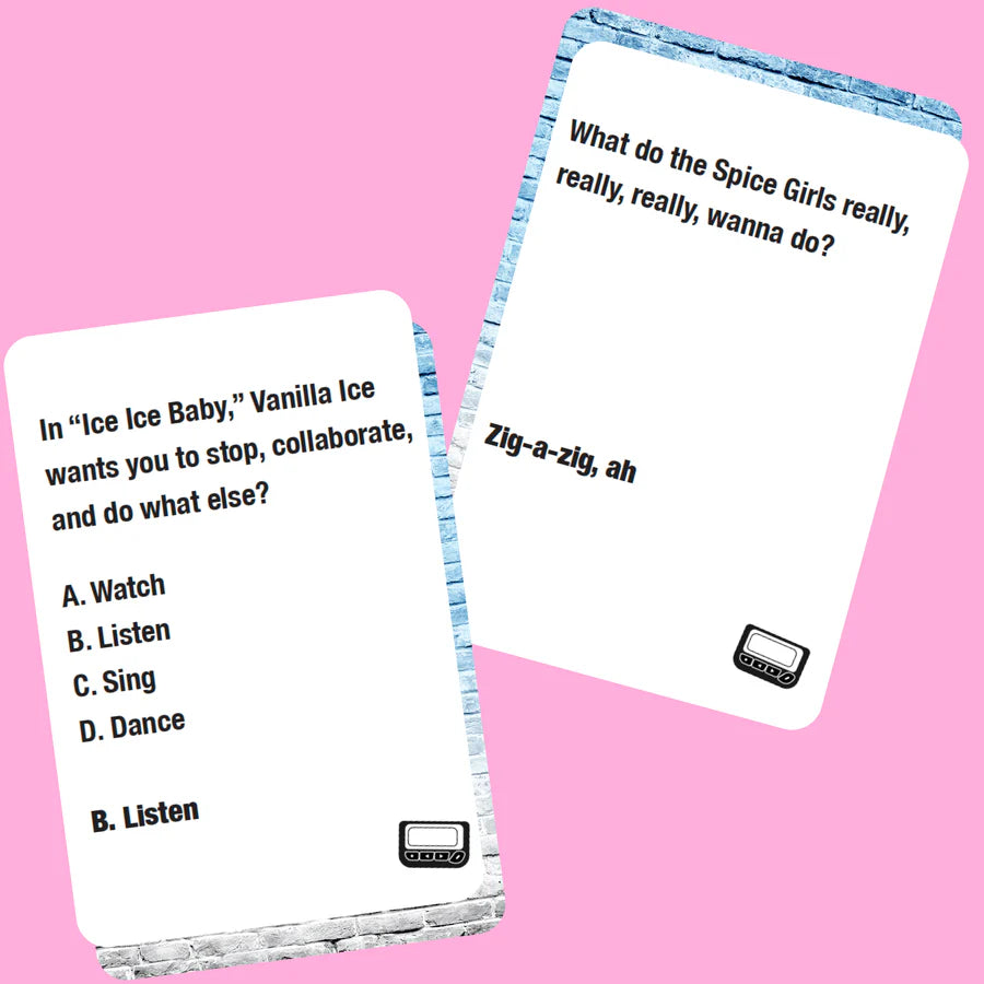 Lyrically Correct 2 Pack Bundle - POP Quiz and 90s & 200s and R&B and Hip Hop