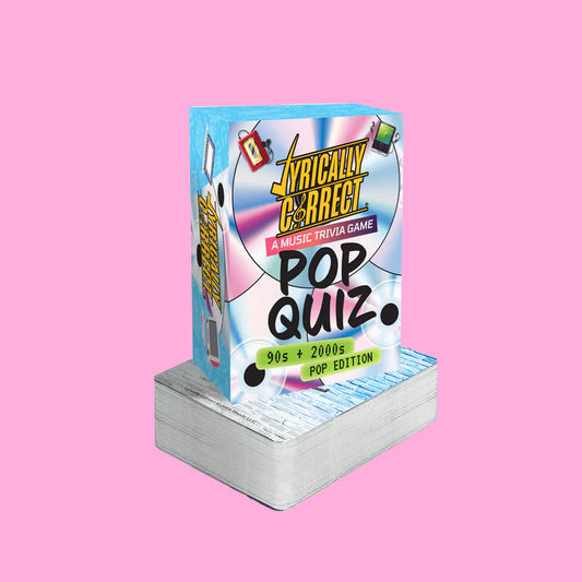 Lyrically Correct 2 Pack Bundle - POP Quiz and 90s & 200s and R&B and Hip Hop