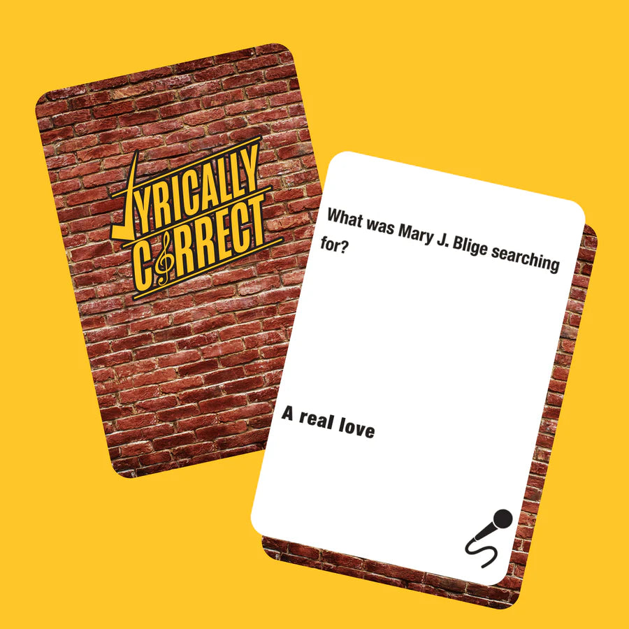 Lyrically Correct 2 Pack Bundle - POP Quiz and 90s & 200s and R&B and Hip Hop
