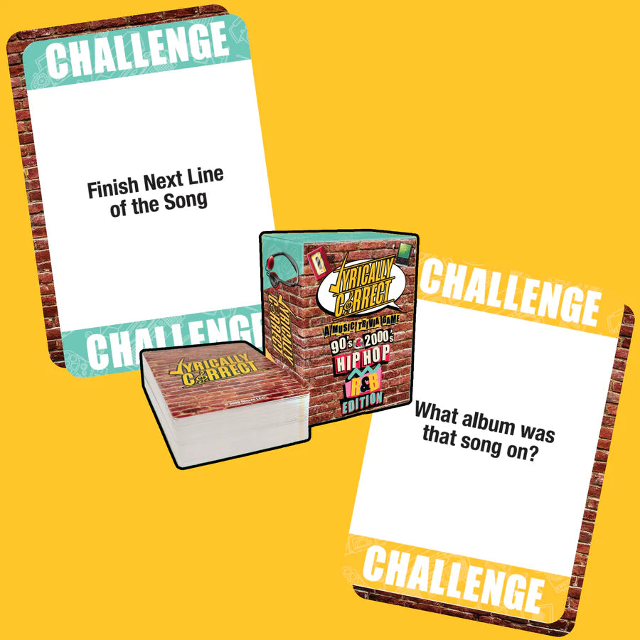 Lyrically Correct 2 Pack Bundle - POP Quiz and 90s & 200s and R&B and Hip Hop