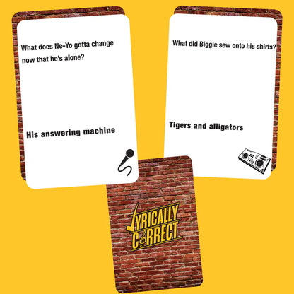 Lyrically Correct 2 Pack Bundle - POP Quiz and 90s & 200s and R&B and Hip Hop